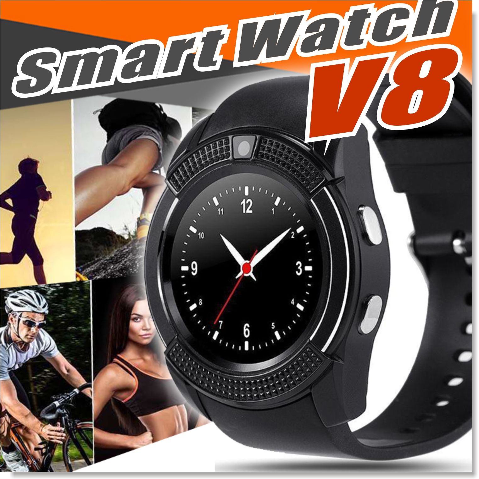 Image result for smartwatch v8