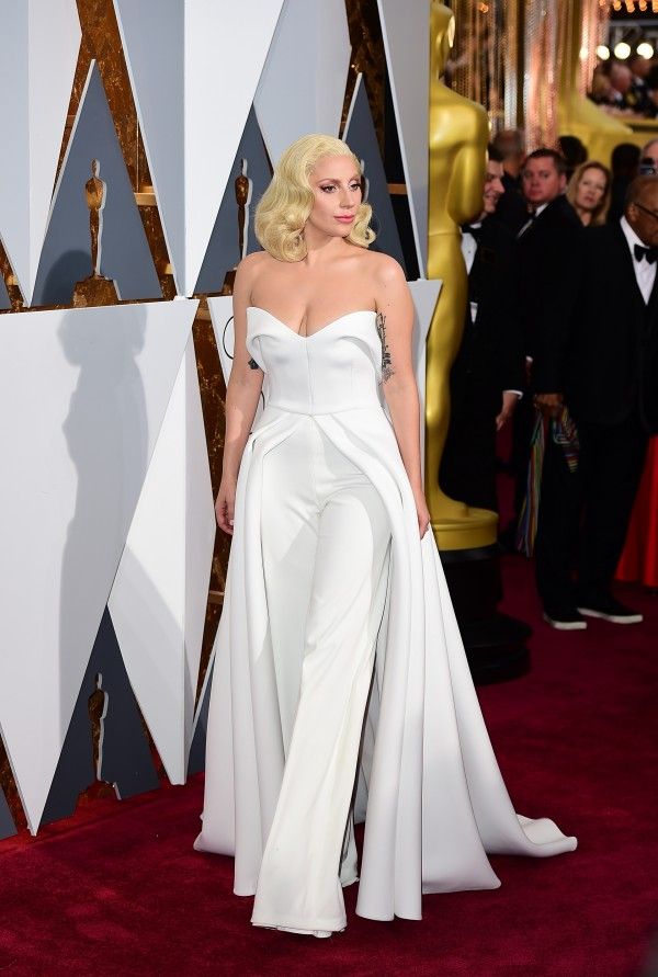 celebrity pink dress pants 88th oscar lady gaga red carpet dresses 2016 white pants celebrity pink dress pants 88th oscar lady gaga red carpet dresses 2016 white pants