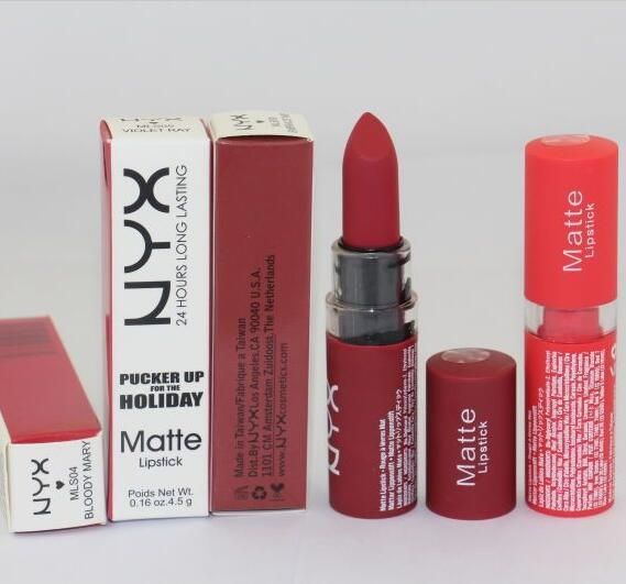 Nyx Matte Lipstick 24 Hours Long Lasting Lip Sticks Branded Makeup