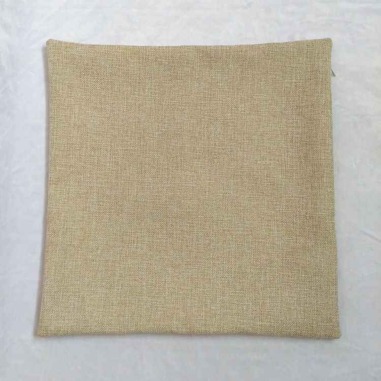 Blank Cushion Cover Linen Cotton Zippered Throw Pillow Case With No Design High Quality Cushions ...