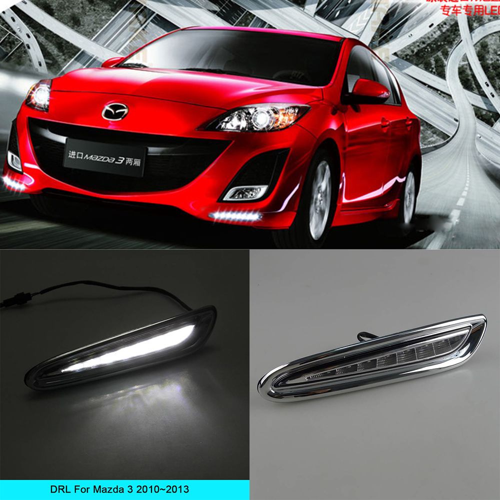 Car Drl Kit For Mazda 3 2010 2011 2012 2013 Led Daytime Running Light