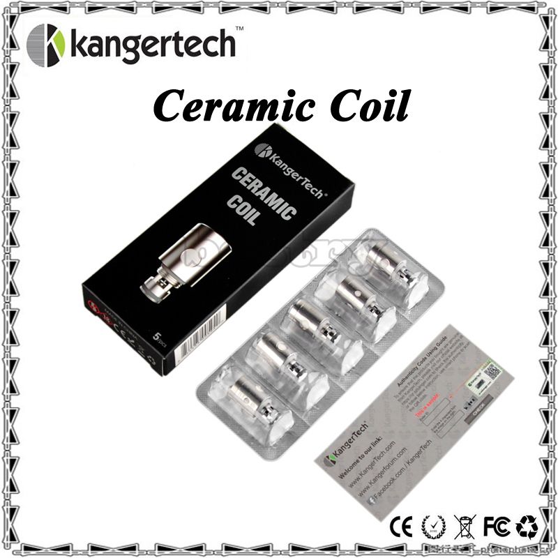 Authentic Kanger Ceramic Coil 0.5ohm Kangertech Ceramic SSOCC ...