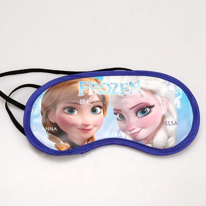 Sleep Mask Frozen Elsa Anna Kids Sleep Eye Mask Snwo Queen Princess Children Vision Care Eye