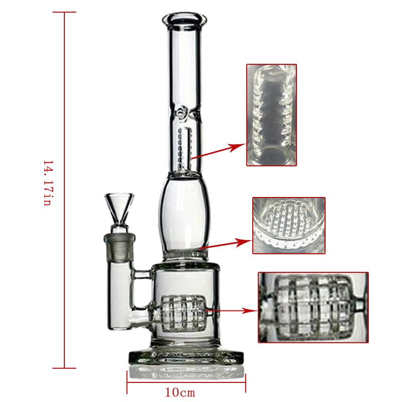 2017 New Feb Egg Oil Rigs Percolator Glass Bongs Water Pipes Tube