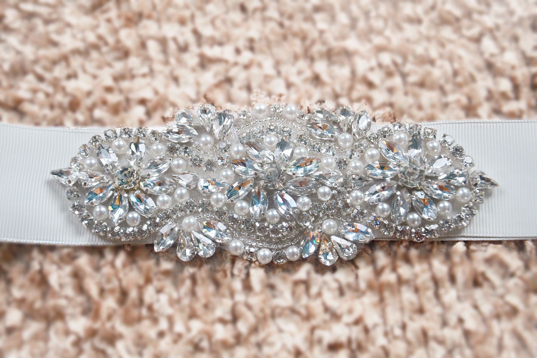 Fashionable Bridal Sashes And Belts Wedding Dress Sash for Wedding