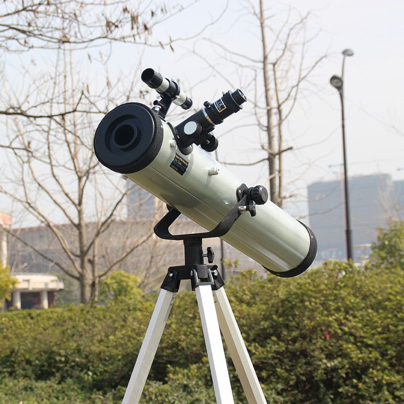 Large Aperture 350 Times Zooming Reflective Astronomical Telescope For