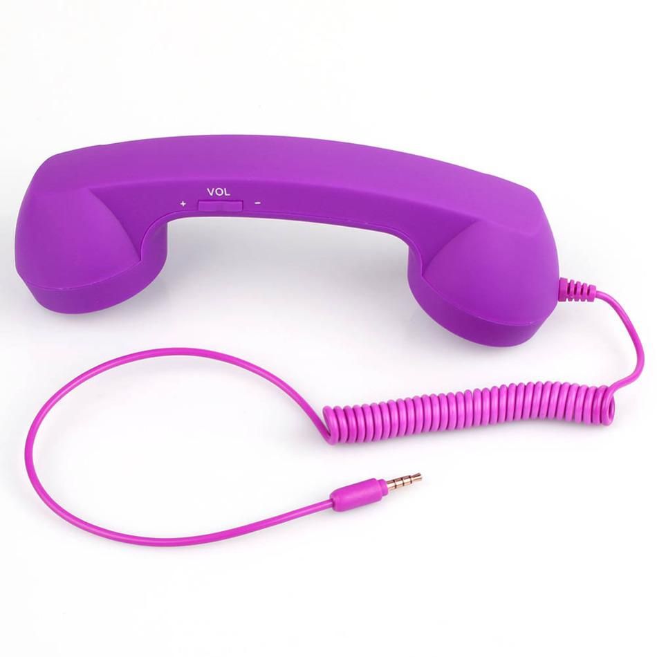 Best Vintage Telephone Style Headphones Earphones 3.5 Mm Stereo Headset