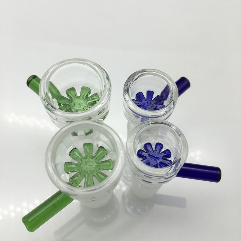 Best Top Selling Glass Bowl Pipes Glass Bong Star Screen Bowl 14mm 18