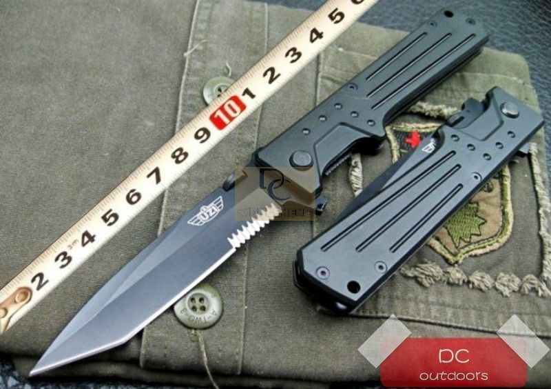 Original Israeli Saber Uzi Uzi Desert Eagle Tactical Folding Knife 440c