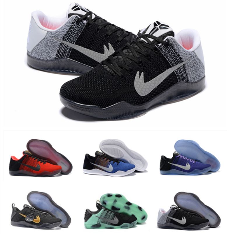 2017 Hot Kobe 11 Basketball Shoes Sneakers Mens Womens Kids White