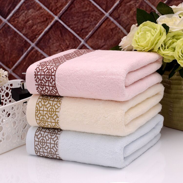 Elegant Cotton Bath Towels For Adults 70*140cm,Decorative Large Cheap