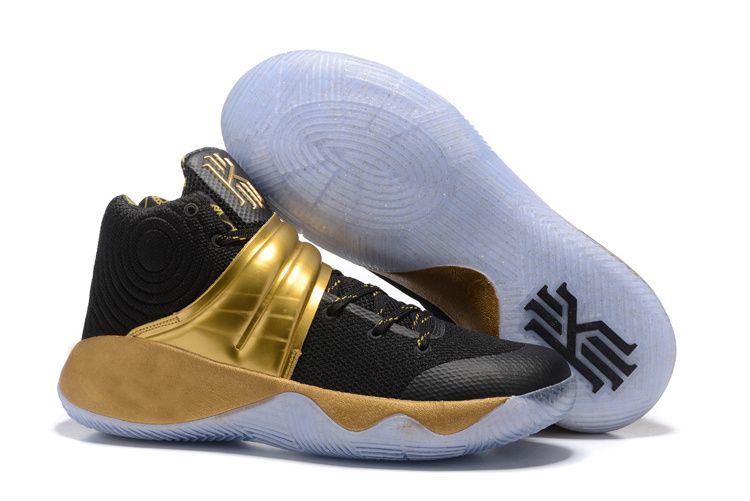 2017 Men Kyrie 2 Navy Gold Finals Pe Basketball Shoes Sports Sneaker