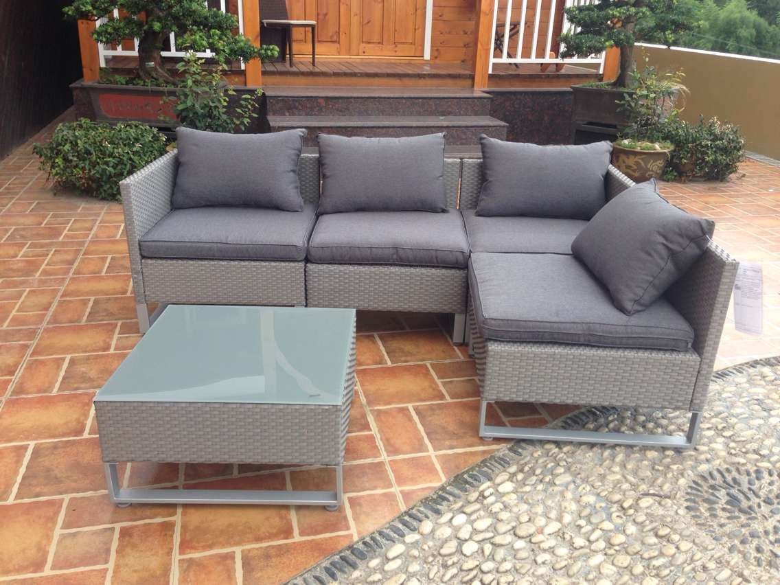 2017 Best Selling Rattan Wicker Patio Sofa Cushion Seat Set Furniture Lawn Outdoor,Rattan