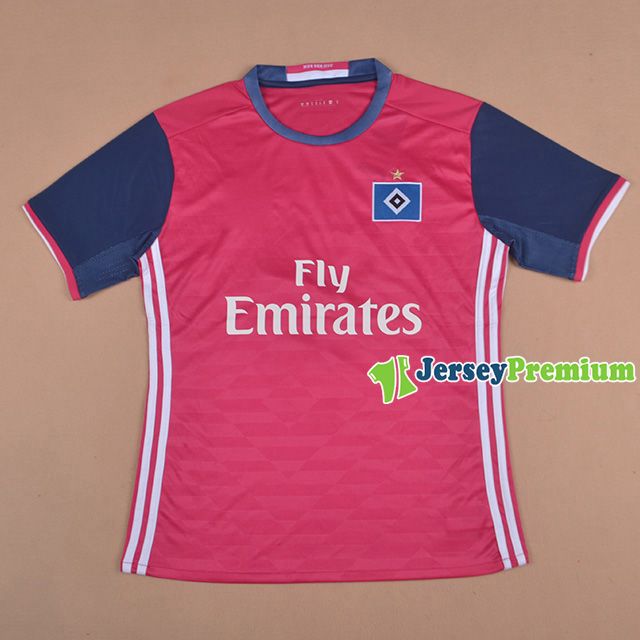 2018 2016 Hamburg Sv Away Pink Football Soccer Jerseys From