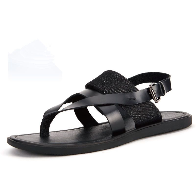 men thong leather sandals