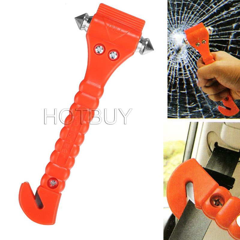 Best Car Auto Safety Seatbelt Cutter Survival Kit Window Punch Breaker