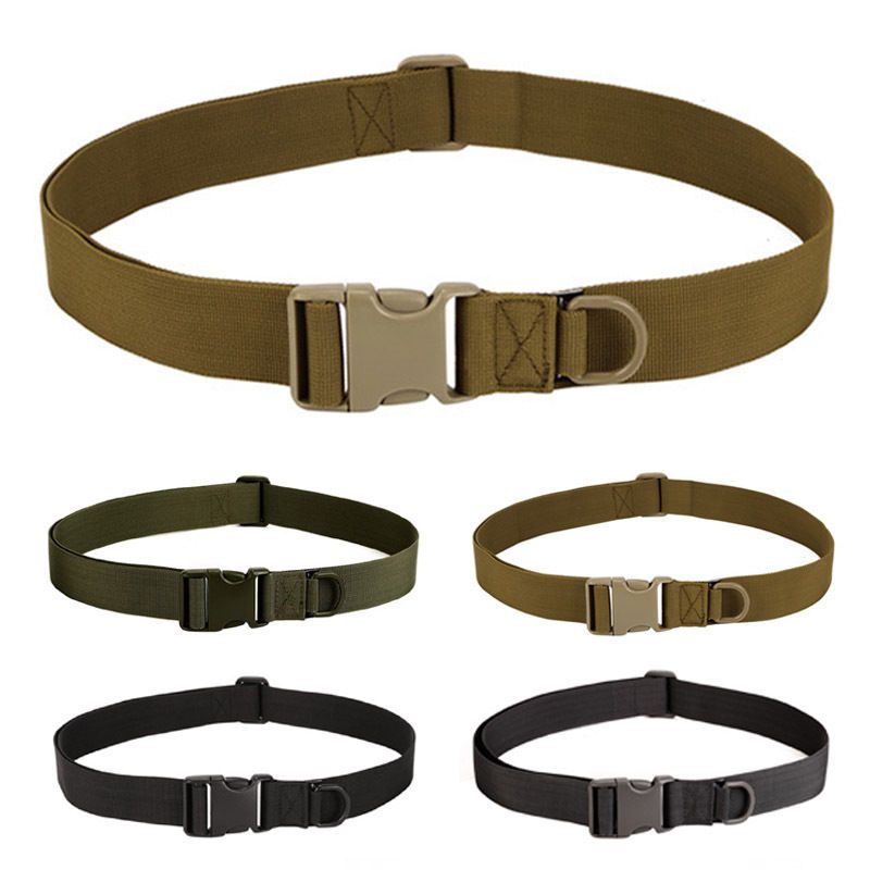 Army Style Combat Women Belts Surplus bing Tactical Buckle Outside