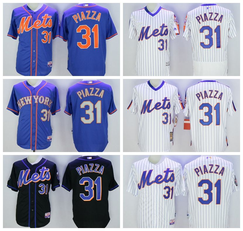 2017 Baseball 31 Mike Piazza Jersey New York Mets Jerseys Flexbase Cool