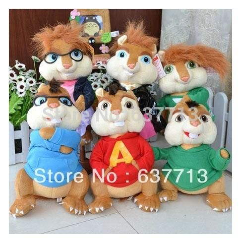 alvin and the chipmunks christmas plush