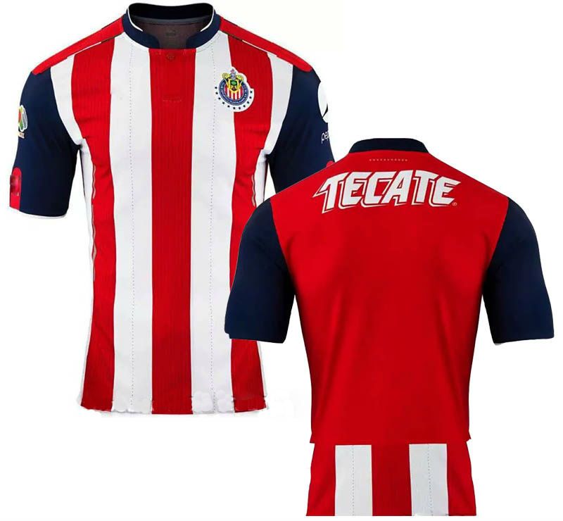 2017 16 17 Mexico Club Deportivo Chivas Guadalajara Blank Home Red