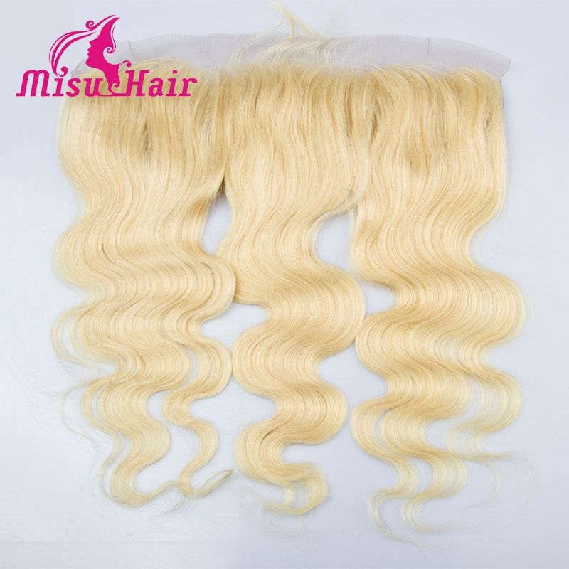 Blonde 13x4 Lace Frontal Hair Closure Body Wave Human Hair 100%