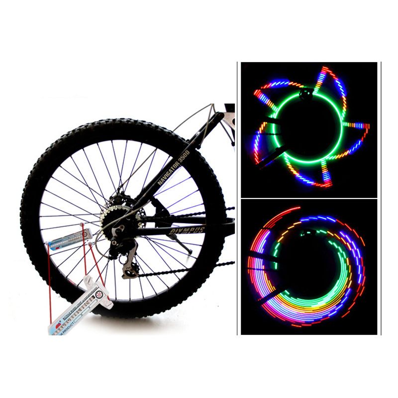 Diy Bicycle Lighting / 32 led diy programmable bicycle cycling wheel