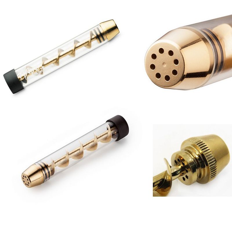 Twisty Glass Blunt New Dry Herb Vaporizer 7pipe Handpipe With High Quality Twisty Glass Blunt