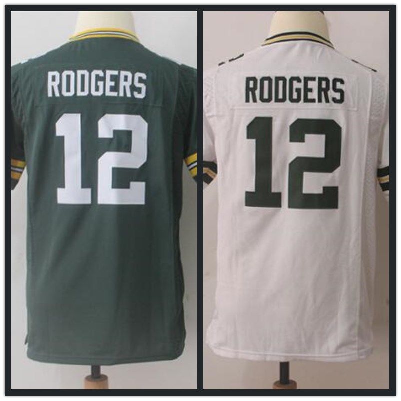aaron rodgers embroidered jersey