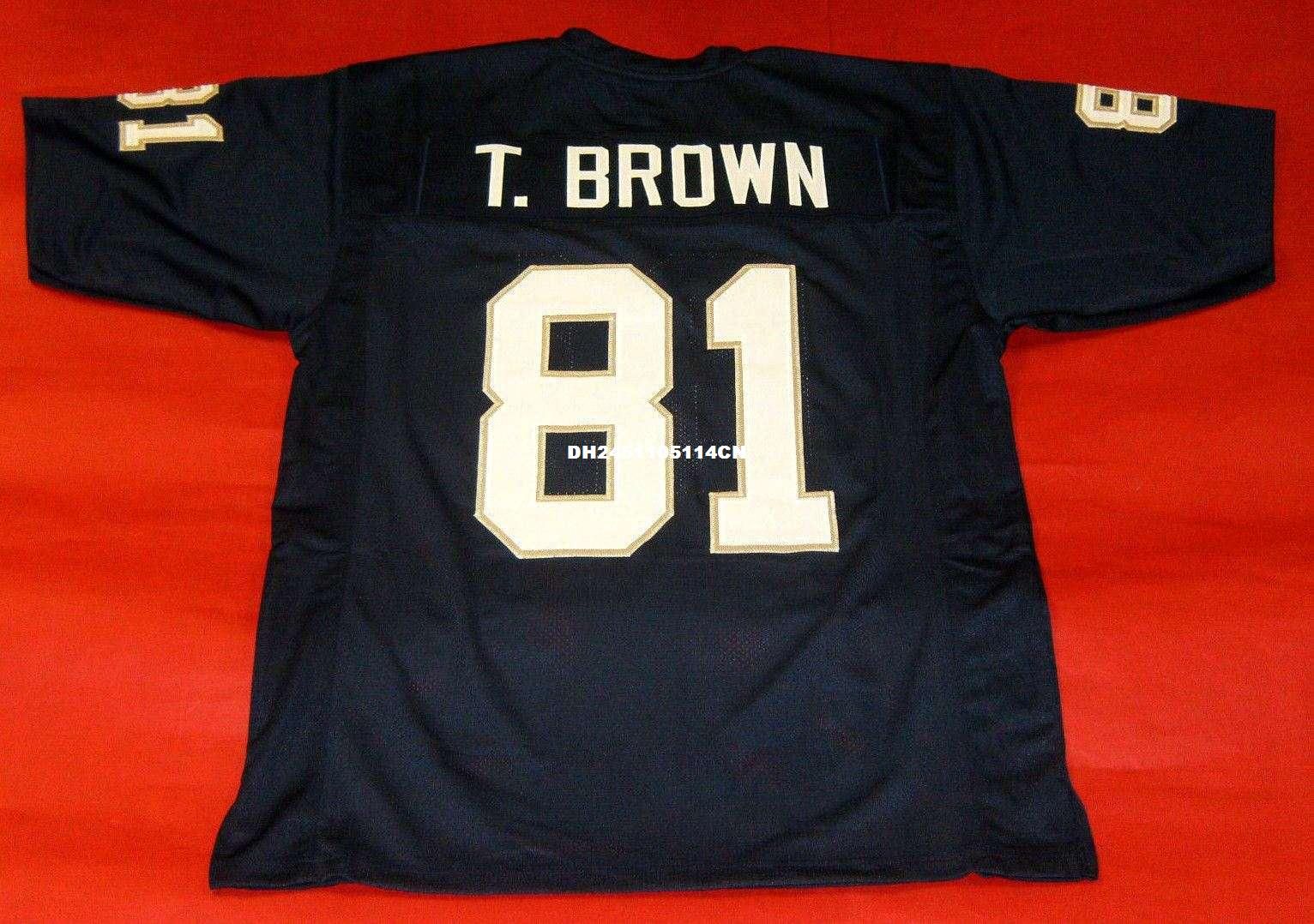 2017 Ncaa College Tim Brown Custom Notre Dame Fighting Irish Jersey
