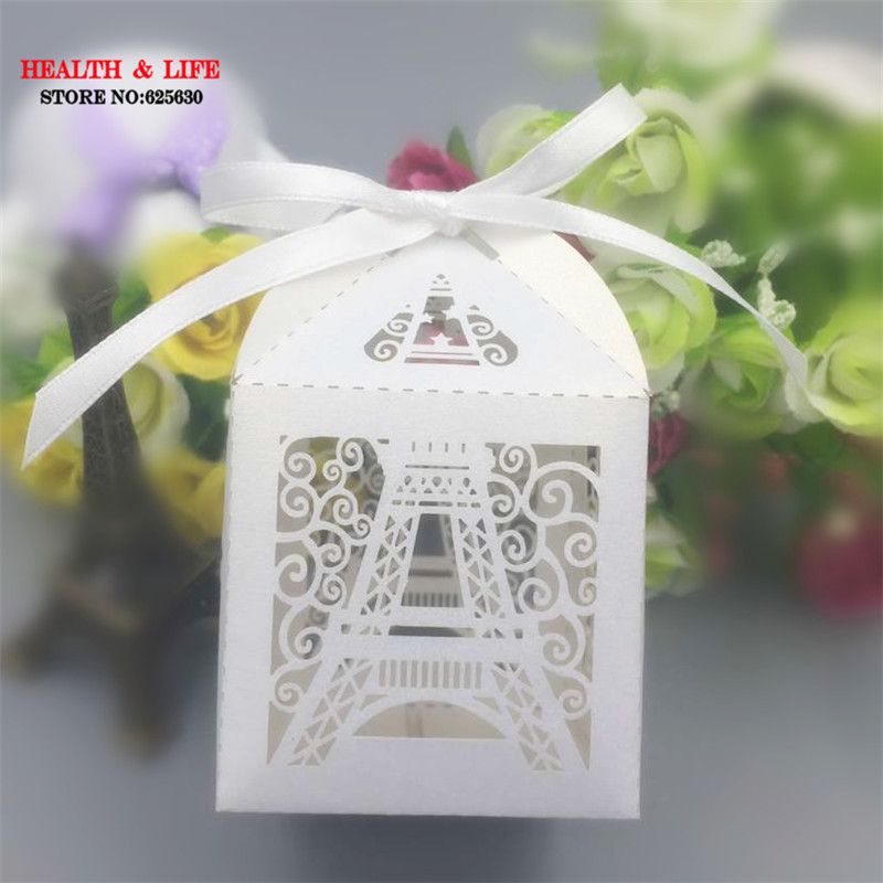 Wholesale Christmas Paris Eiffel Tower Paper Wedding Candy Box,Party Supplies Wedding Favors And ...