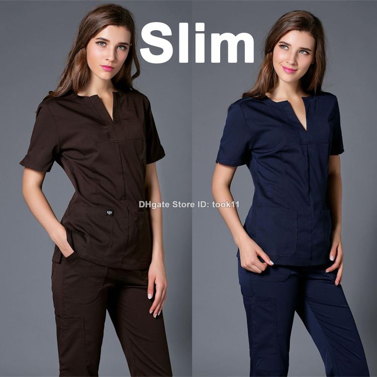 2017 Wholesale Medical Uniforms Hospital Women Gown Medical Clothing