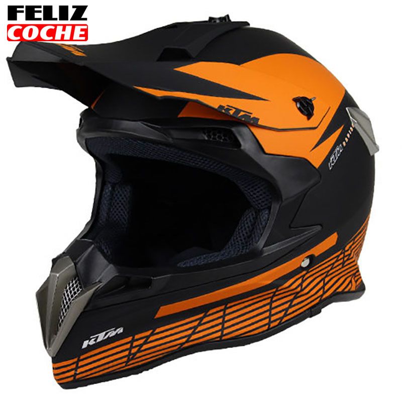 Ktm Motorcycle Helmet Atv Dirt Bike Downhill Cross Capacete Da