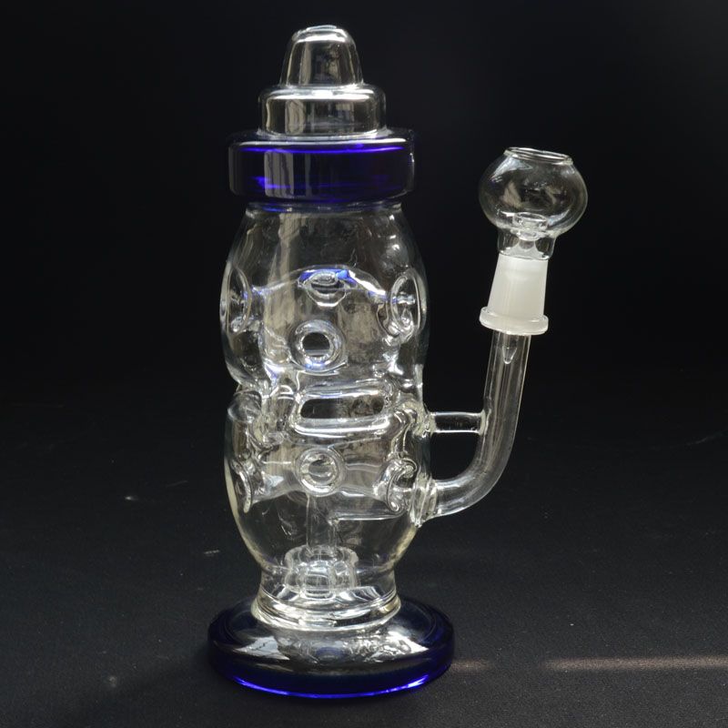 2017 Glass Milk Bottle Bong Oil Rigs Dabber Rig Glass Water Pipes 14mm