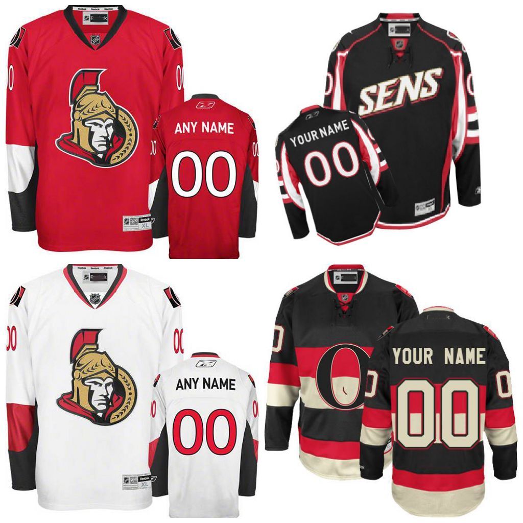 2017 Customized Men'S Ottawa Senators Jerseys Authentic Personalized Cheap Hockey Jerseys Any