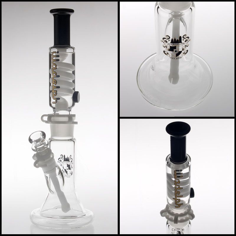 2017 Illadelph Mini Freezable Coil Tube Straight Tube Beaker Bongs