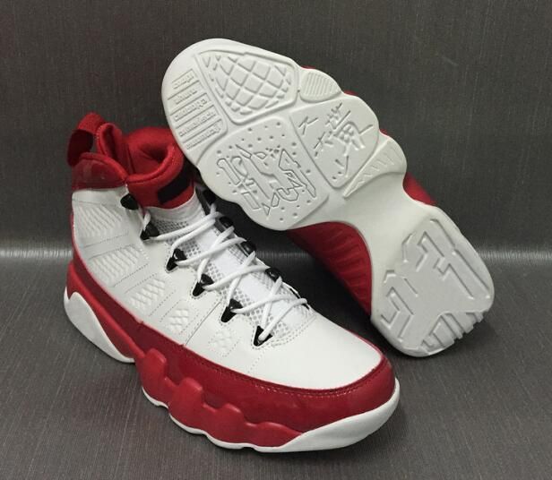 jordan retro 9 white red
