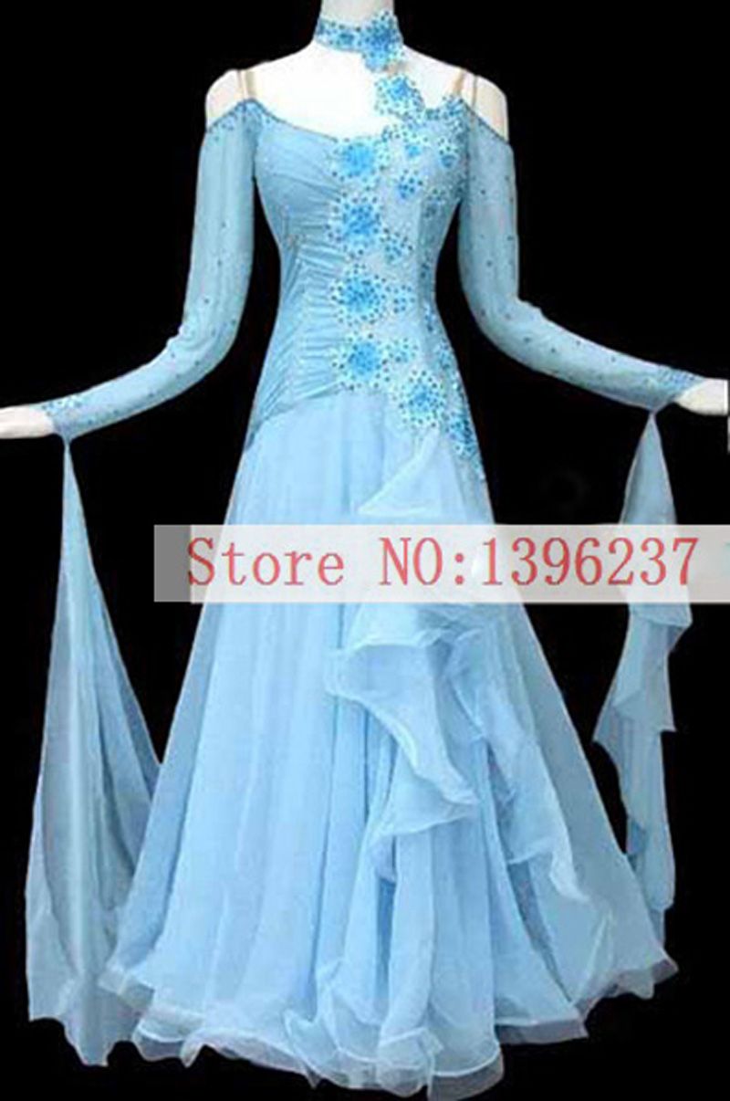 2017 Ballroom Dance Skirt Modern Waltz Tango Dancing Costume Adult