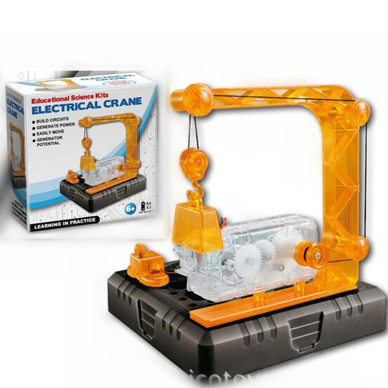 2017 Diy Science Toys Electrical Crane Interesting And Intelligence