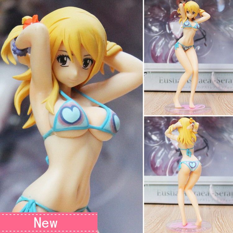 2017 Anime Fairy Tail Lucy Heartphilia Sexy Swimsuit Ver