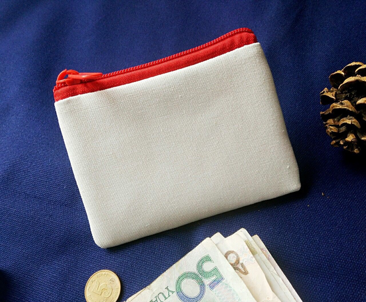 Wholesale Eco Friendly Blank Canvas Coin Purse/Ladies Cheapest Classic