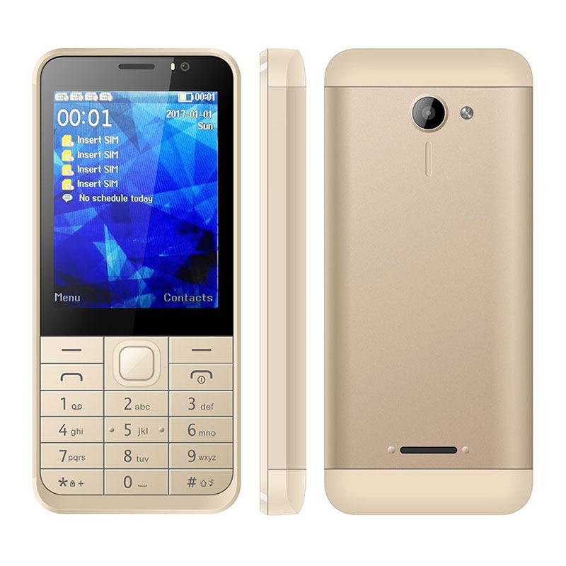Best Cheap Quad Sim Cell Phone Quad Band 2.8 Inch 4 Sim Cards 4 Standby Phone Oeina M230