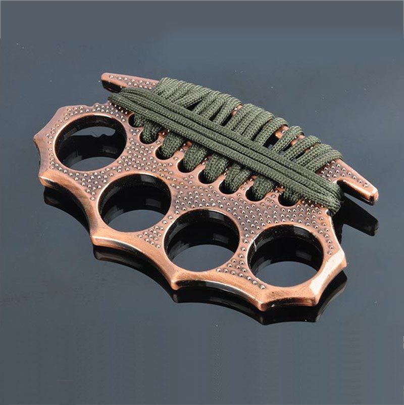 Black Bat Knuckle Hand Finger Grip Bat Knuckle Dusters Brass Knuckles