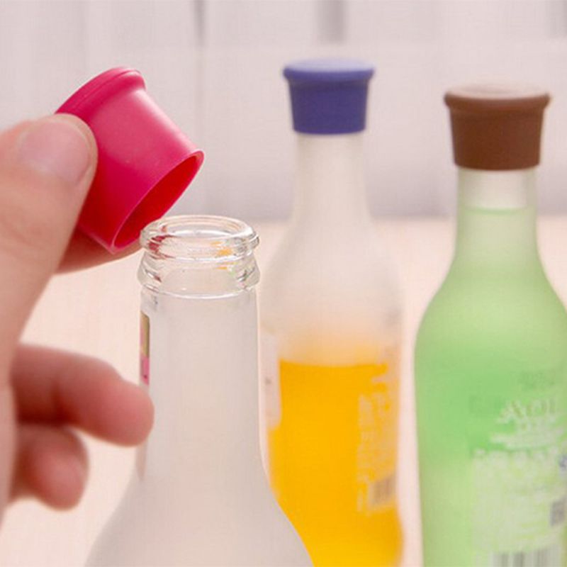 2018 Creative Silicone Rubber Bottle Caps Tops Wine Beer Caps Beer