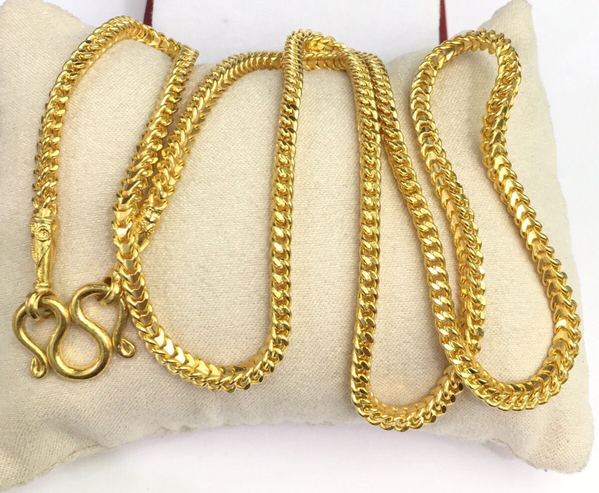 Wholesale 22k Solid Gold Heavy Franco Chain/ Necklace. 26 Inches. 76.07