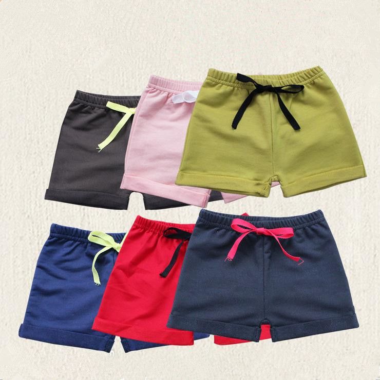 Wholesale Summer Kids Shorts Cotton Soft Children Harem Shorts Plain