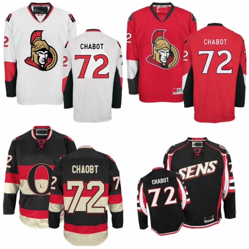 2018 Men'S Hockey Jerseys Ottawa Senators 72 Thomas Chabot Jersey