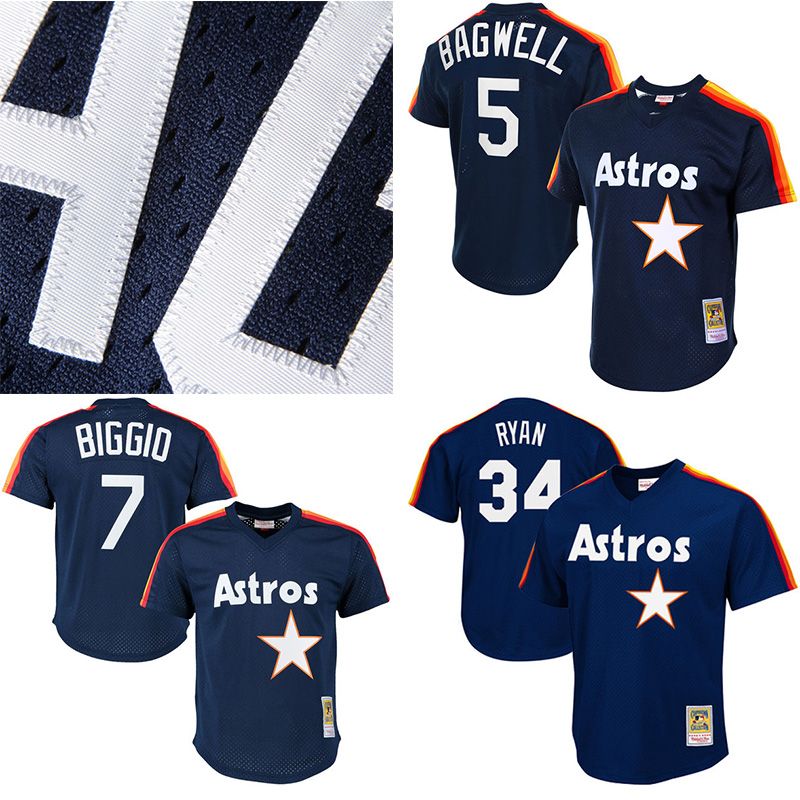 2017 Men'S Houston Astros Baseball Jerseys Jeff Bagwell Jersey Mitchell