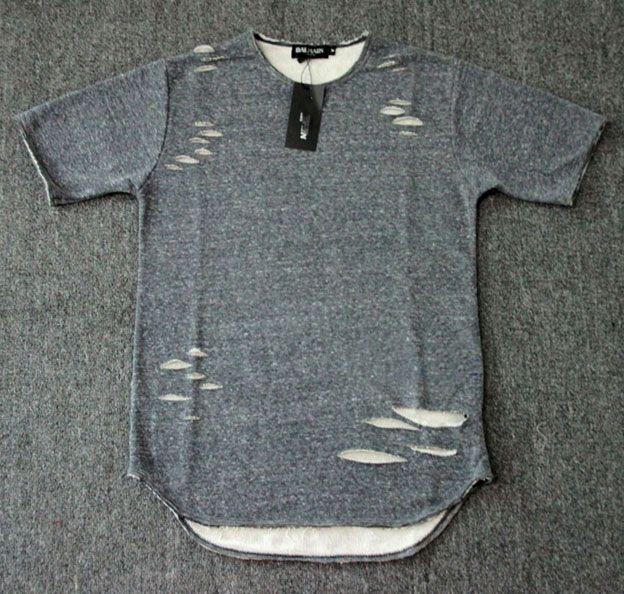 distressed hole shirt