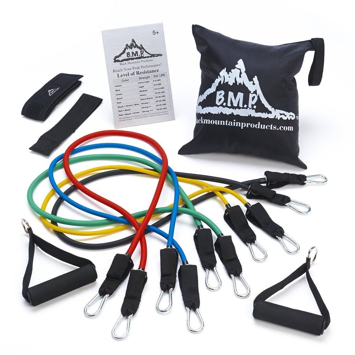 2017 Black Mountain Products Resistance Band Set With Door ...