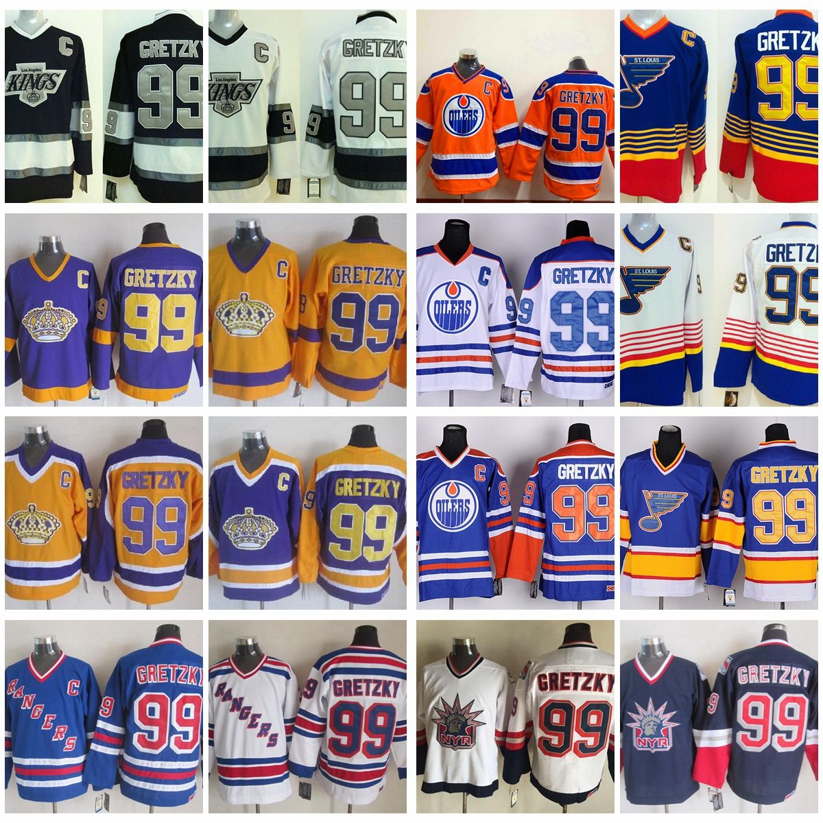2017 Heroes Of Hockey Wayne Gretzky Throwback Jerseys No.99 Edmonton